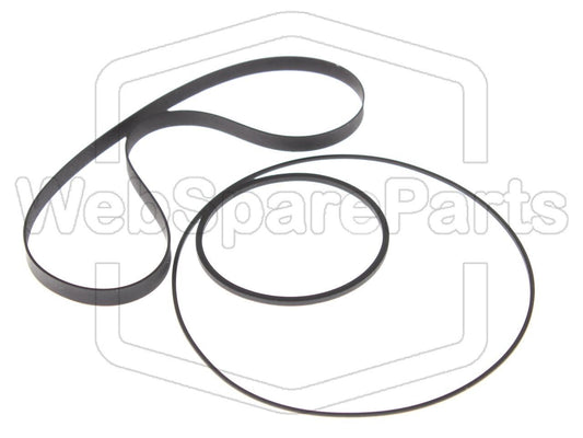 Kit de courroies pour lecteur cassette Sony TC-FX3030