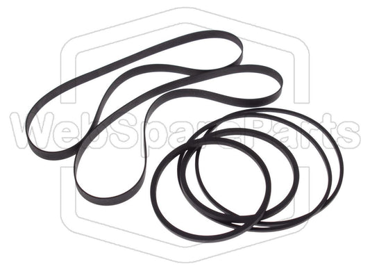 Kit Courroies Pour Platine Cassette Aiwa FX-W91