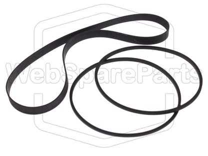 Kit Courroies Pour Platine Cassette Sharp GF-7