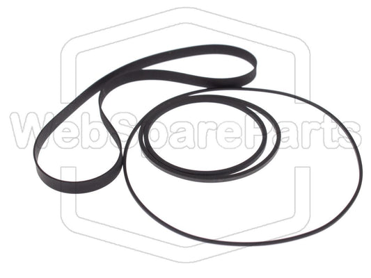 Kit Courroies Pour Platine Cassette Sony TC-FX44