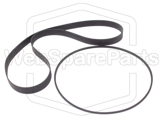 Kit Courroies Pour Platine Cassette Akai CS-F33R