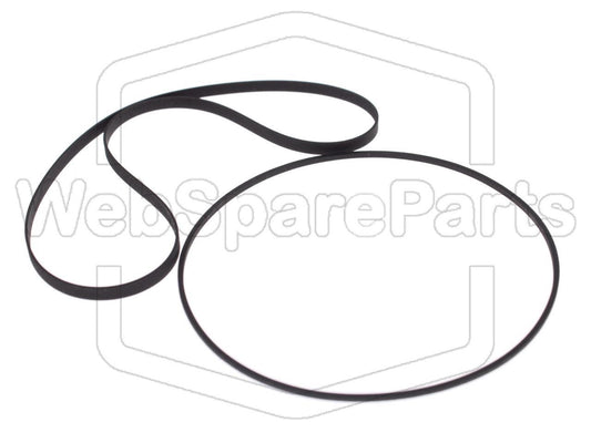 Kit Courroies Pour Platine Cassette Toshiba RT-8710s