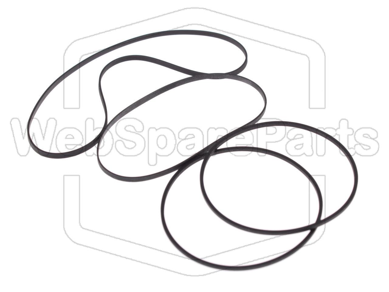 Kit Courroies Pour Platine Cassette Panasonic RX-CT870