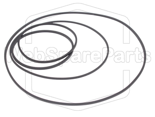 Kit Courroies Pour Platine Cassette Aiwa AD-1250