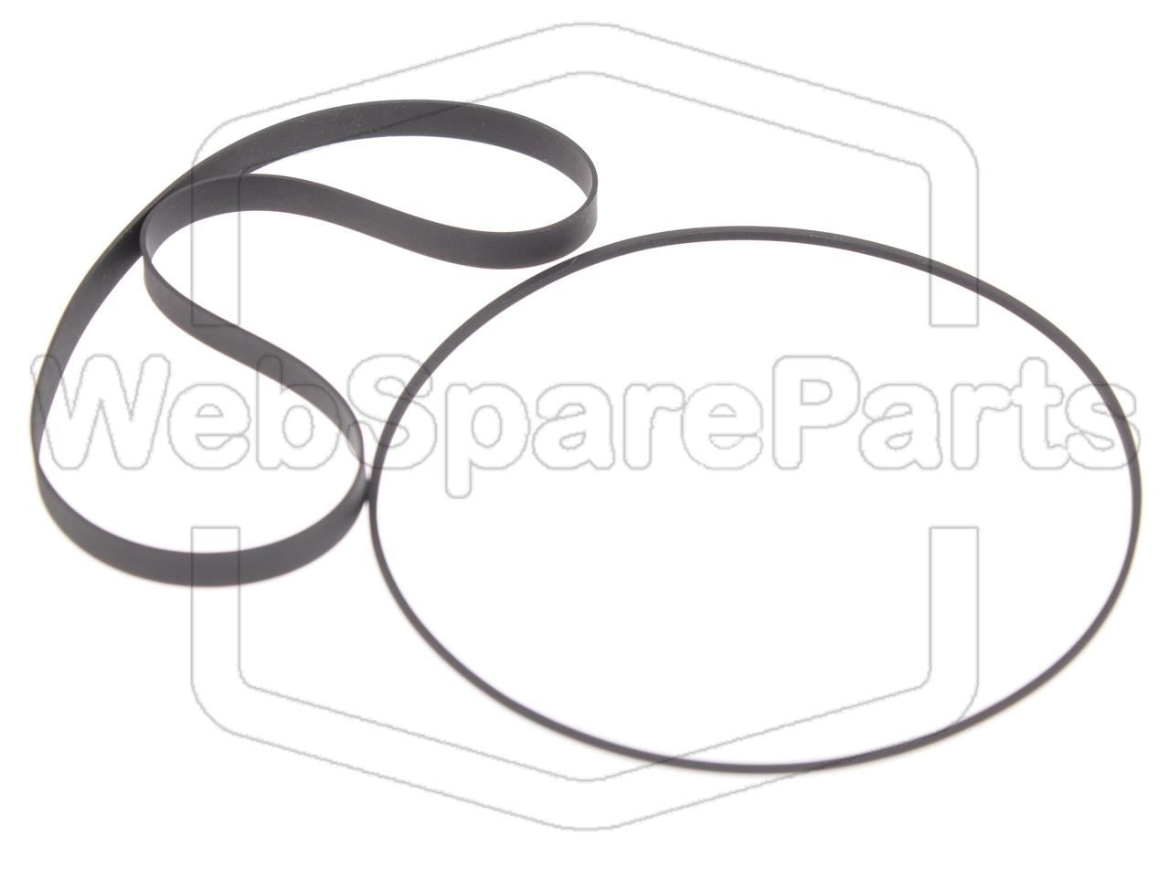 Kit de courroies pour lecteur cassette Aiwa AD-S37