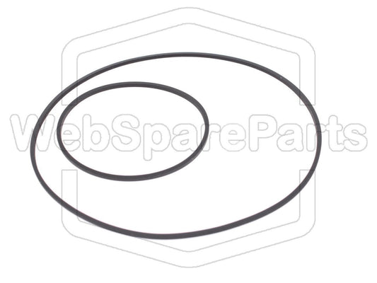 Kit Courroies Pour Platine Cassette Stéréo Sony CFD-57