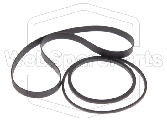 Kit Courroies Pour Platine Cassette Stéréo Kenwood KX-5050