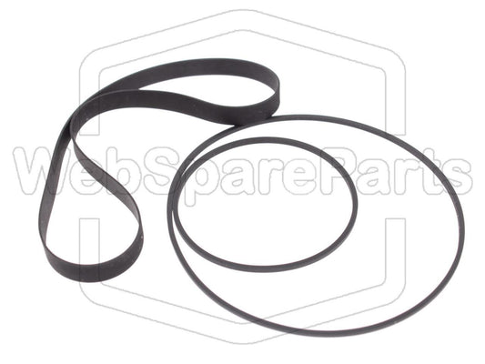 Kit Courroies Pour Platine Cassette Pioneer CT-520