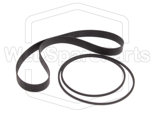 Kit Courroies Pour Platine Cassette Sansui D-90
