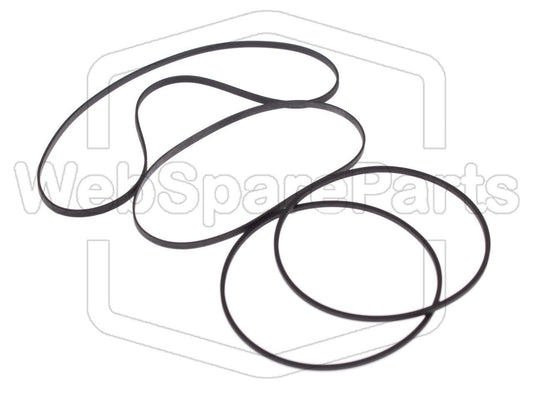Kit Courroies Pour Platine Cassette Panasonic RX-DT530