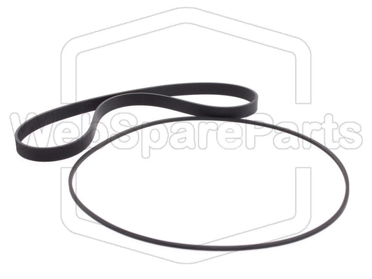 Kit Courroies Pour Magnétophone Bobine Akai 4000 DB