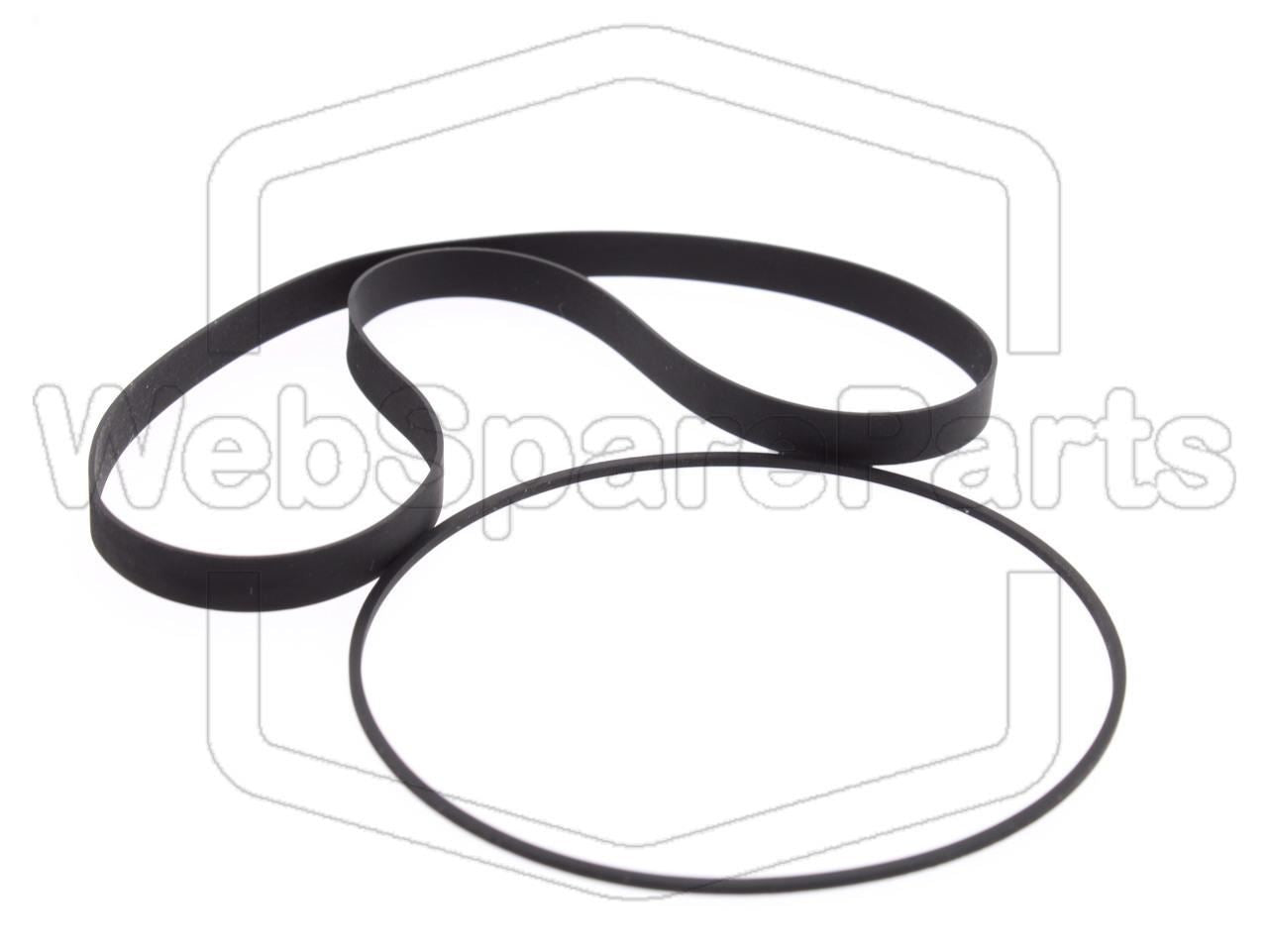 Kit Courroies Pour Platine Cassette Akai CS-F36R