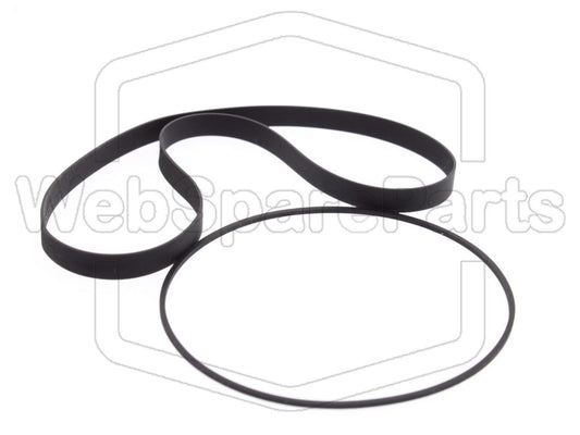 Kit Courroies Pour Platine Cassette Akai CS-F36R