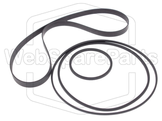 Kit Courroies Pour Platine Cassette Pioneer CT-305