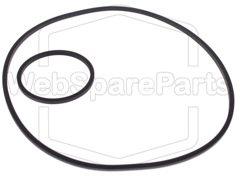 Kit Courroies Pour Magnétoscope Nordmende V-3401 J SPECTRA