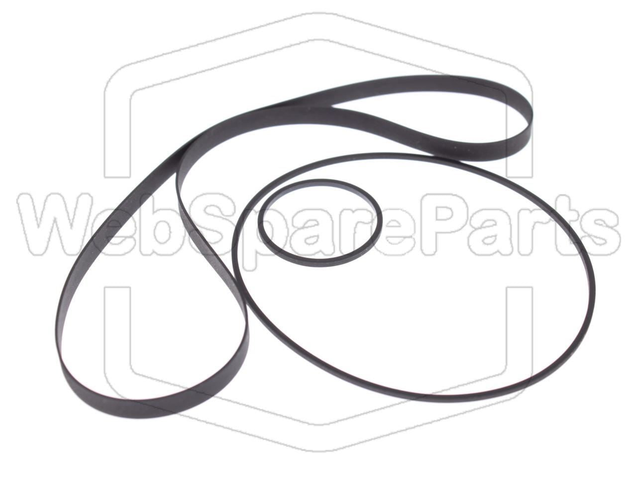 Kit Courroies Pour Platine Cassette Grundig SCF 6200