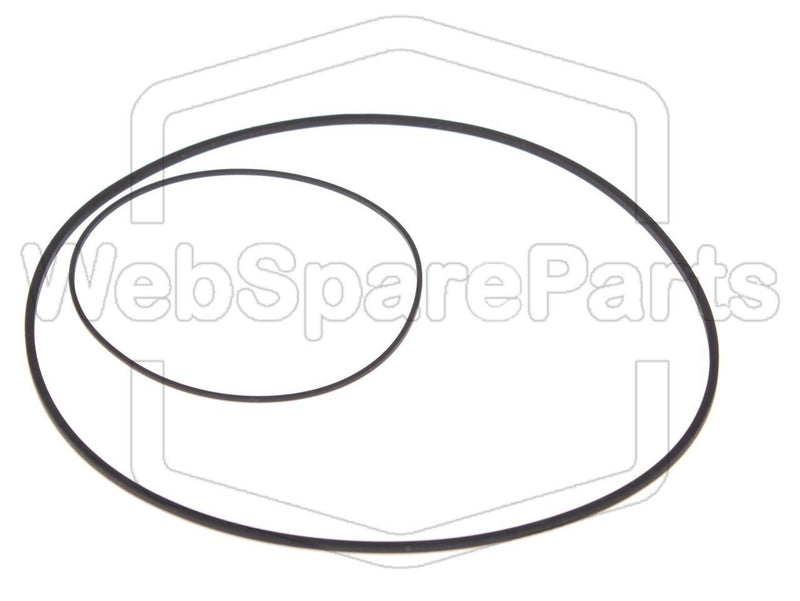 Kit Courroies Pour Platine Cassette Stéréo Kenwood KX-700