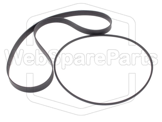 Kit Courroies Pour Platine Cassette Nikko ND-500H