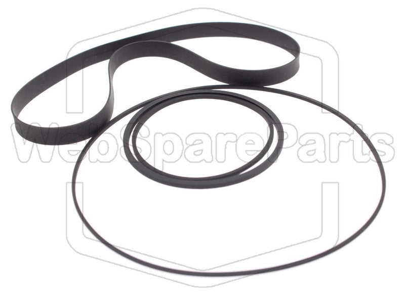Kit Courroies Pour Platine Cassette Nakamichi 582Z