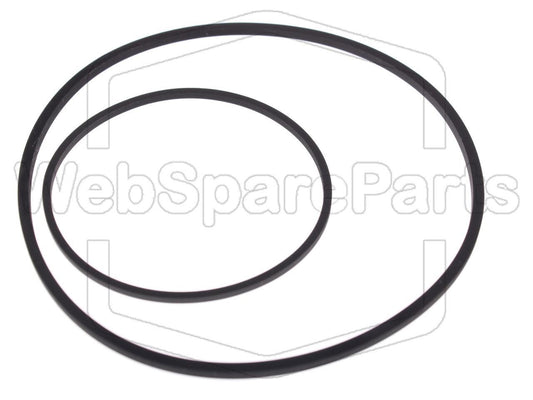 Kit Courroies Pour Magnétoscope Osio VCR-55
