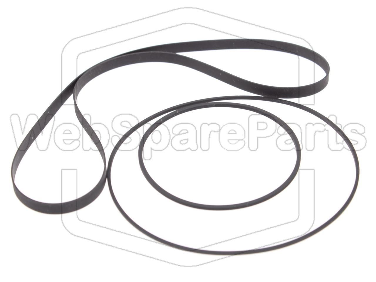 Kit Courroies Pour Platine Cassette Akai CS-M3