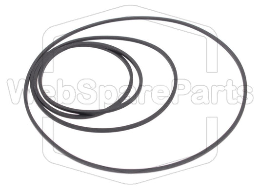 Kit Courroies Pour Platine Cassette Pioneer XR-P60C