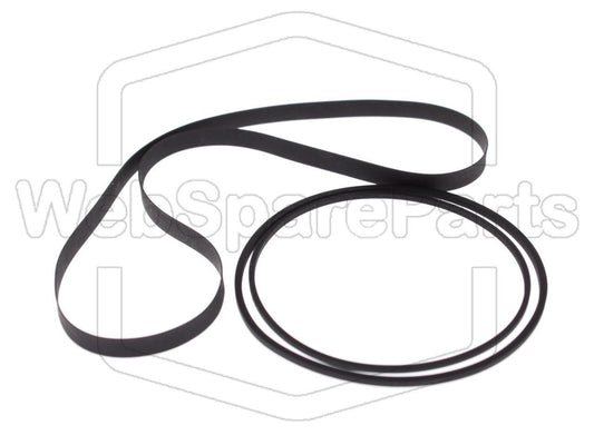Kit Courroies Pour Platine Cassette Sharp VZ-3000