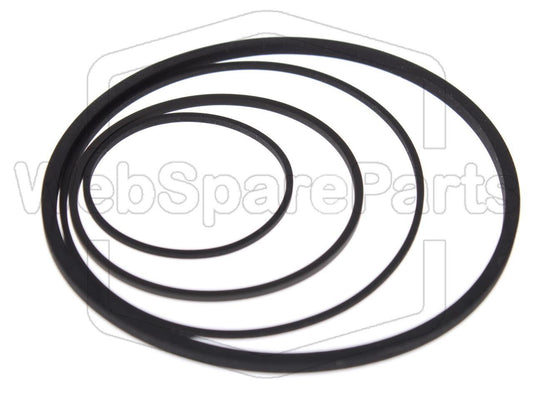 Kit Courroies Pour Magnétoscope Hitachi VT-8000