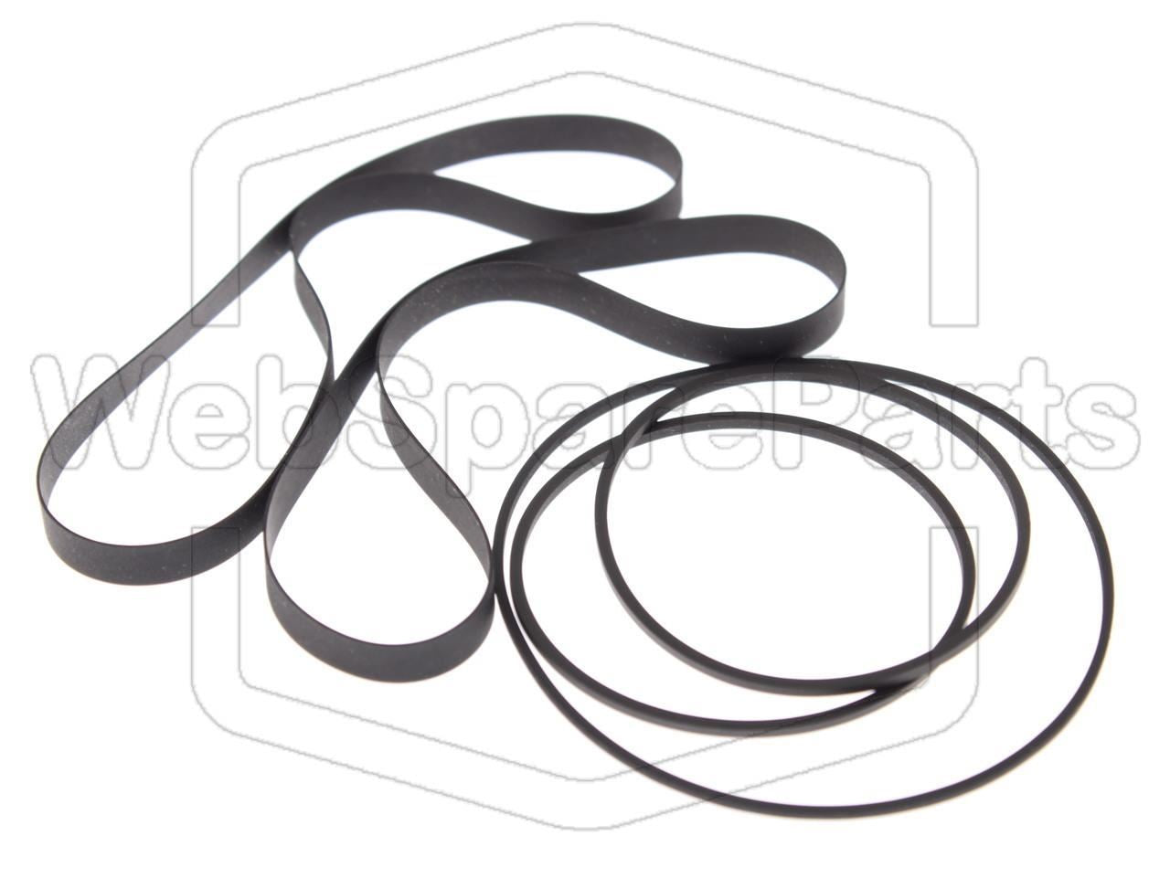 Kit Courroies Pour Platine Cassette Yamaha KX-W302/U