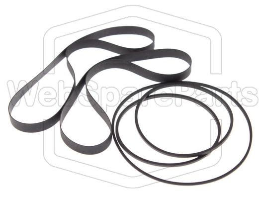 Kit Courroies Pour Platine Cassette Yamaha KX-W302/U