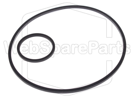 Kit Courroies Pour Magnétoscope Luxor 9272