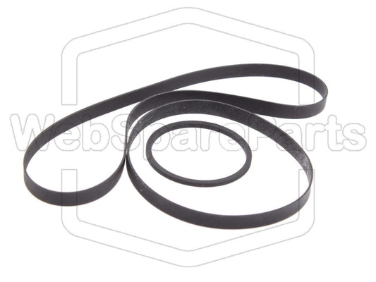 Kit Courroies Pour Platine Cassette Sony TC-K679ES