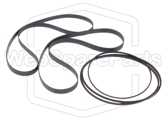 Kit Courroies Pour Double Platine Cassette Kenwood AX-43