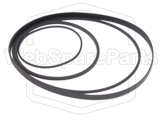 Kit Courroies Pour Platine Cassette Aiwa AD-M250