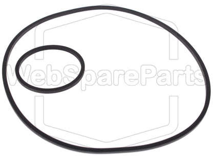 Kit Courroies Pour Magnétoscope Toshiba V-212 W,G,B