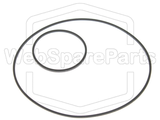 Kit courroies de remplacement pour autoradio cassette Pioneer KP-3120SDK