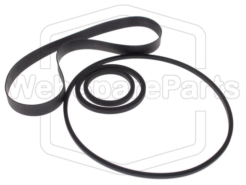 Kit Courroies Pour Magnétoscope Orion VH-1299SV