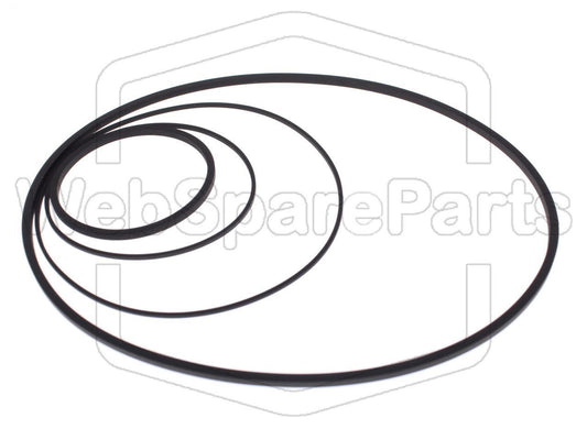 Kit Courroies Pour Magnétoscope Panasonic NV-8051