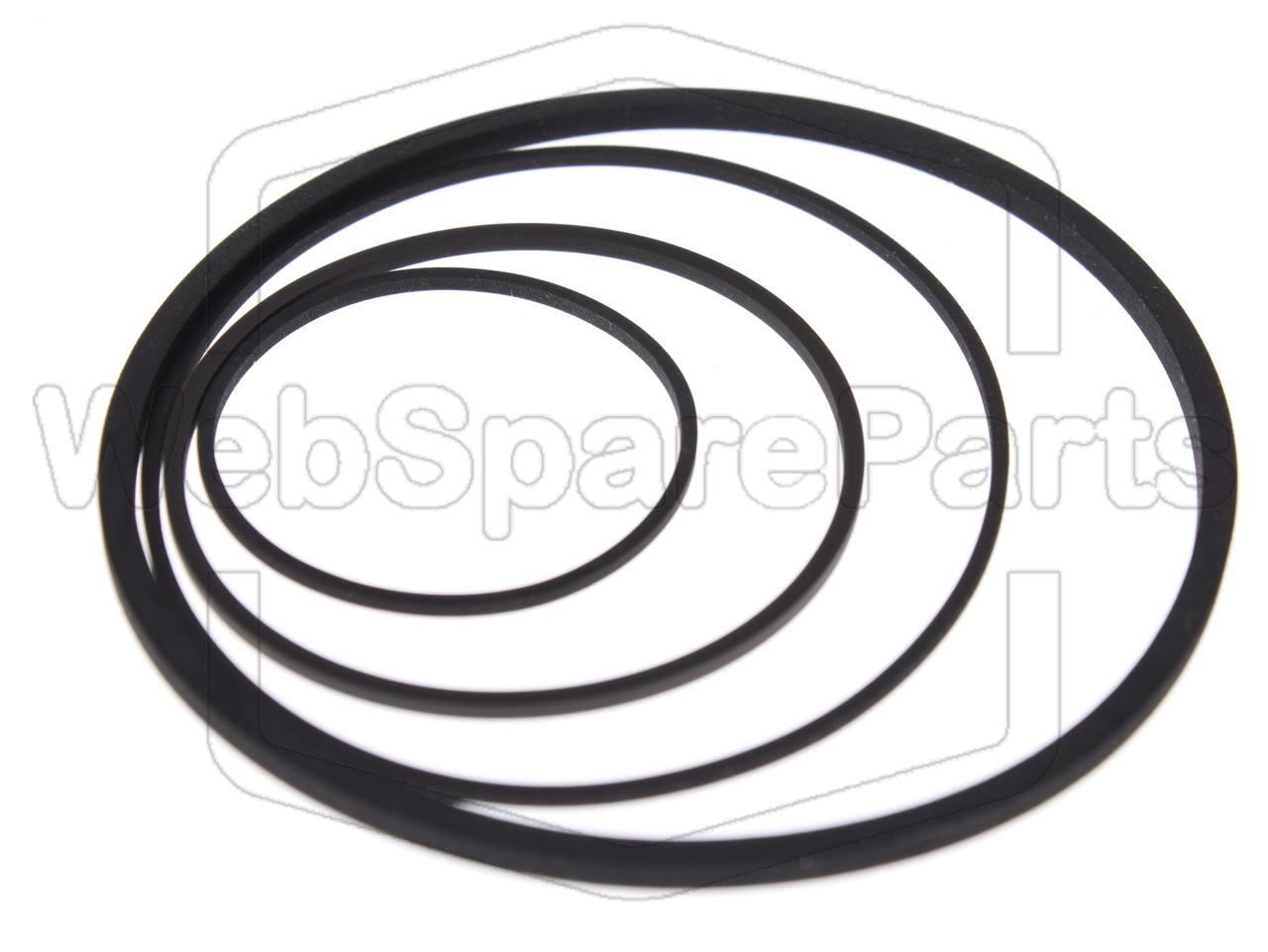 Kit Courroies Pour Magnétoscope Hitachi VT-8500