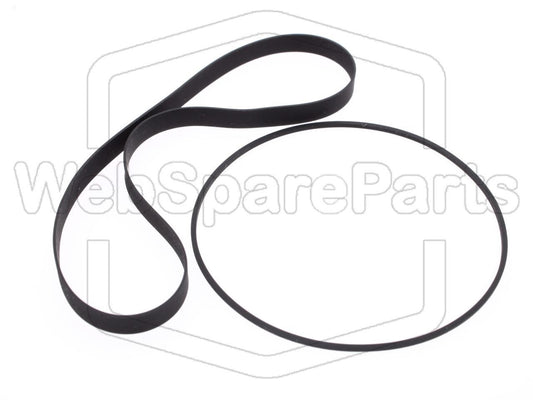 Kit Courroies Pour Platine Cassette Aiwa AD-R500