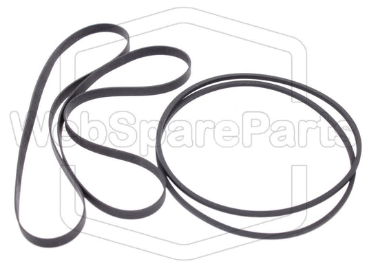 Kit Courroies Pour Double Platine Cassette euras CCF-21