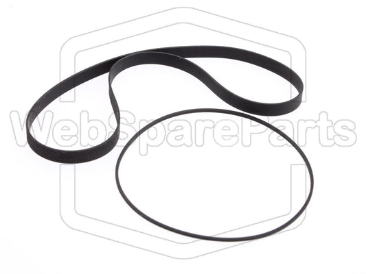 Kit Courroies Pour Platine Cassette Technics RS-M12