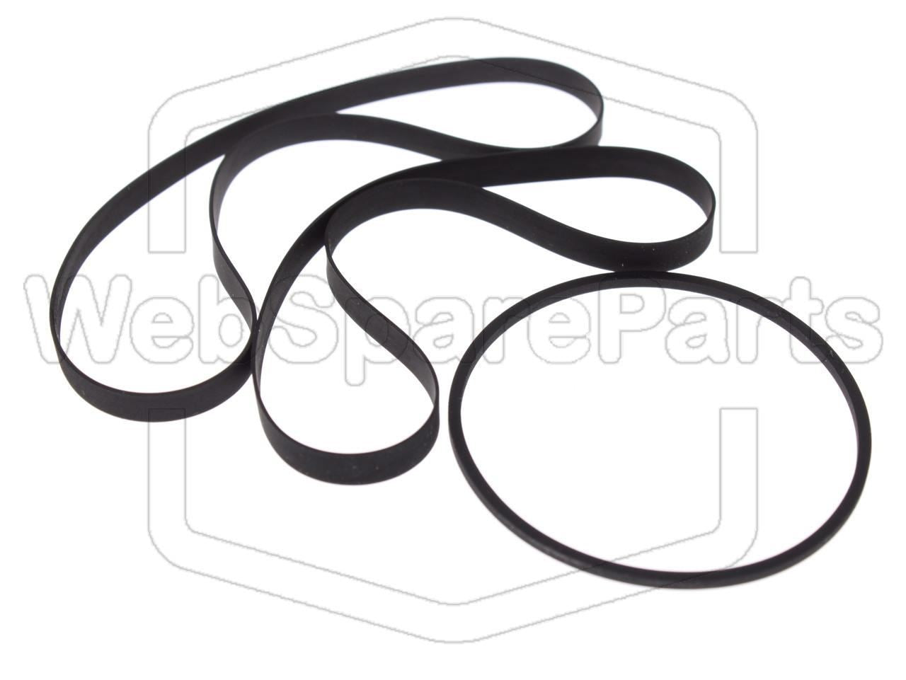 Kit Courroies Pour Platine Cassette Sansui D-75BW