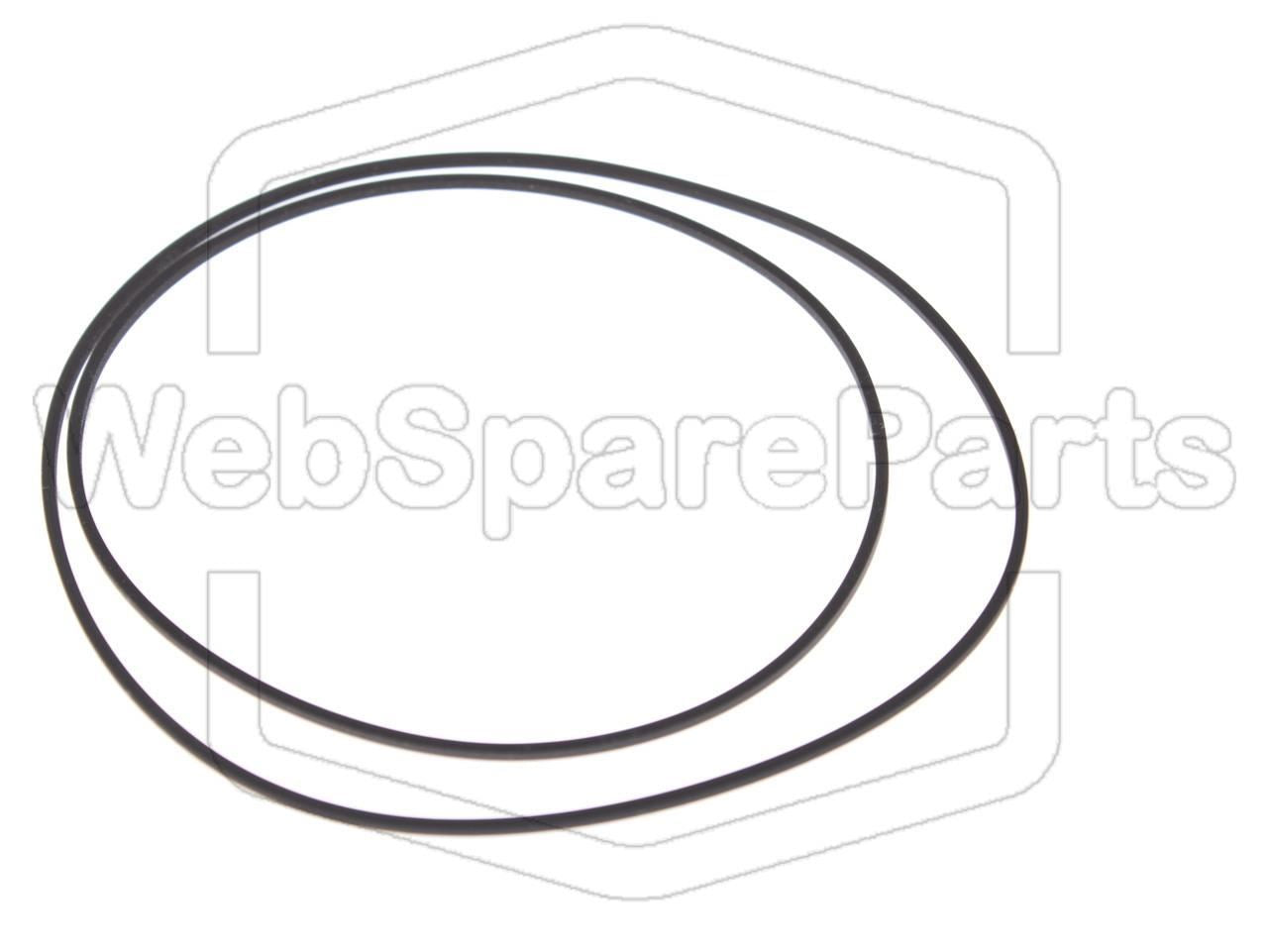 Kit Courroies Pour Double Platine Cassette Kenwood CR-500