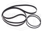 Kit courroies pour platine vinyle Mitsubishi LT-5V