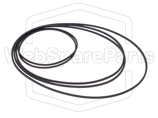 Kit Courroies Pour Platine Cassette Double Aiwa CX-N540