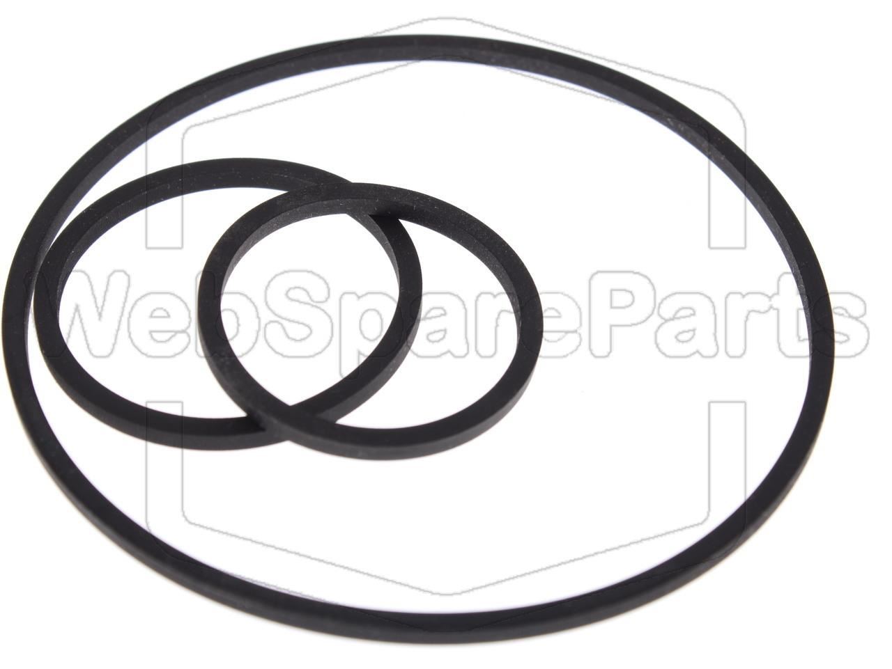 Kit Courroies Pour Magnétoscope Sharp VC-A67 SV