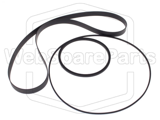 Kit Courroies Pour Platine Cassette Akai GX-C325D