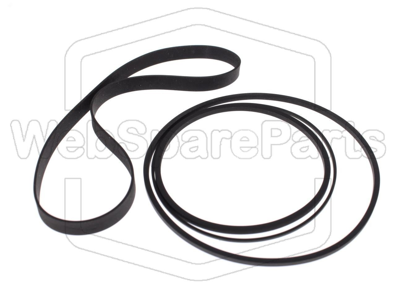 Kit de courroies pour magnétoscope Mitsubishi HS-400 G