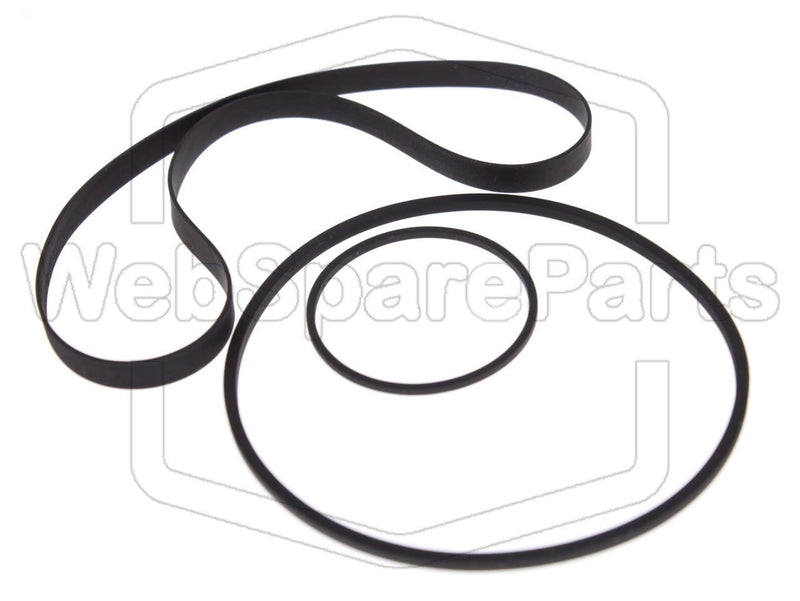 Kit Courroies Pour Platine Cassette Bang & Olufsen Beocord 7000 Version 2